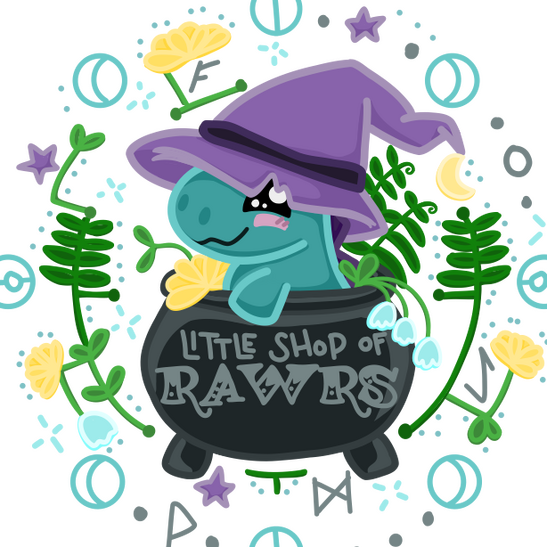 Little Shop of RAWRS logo